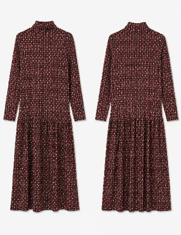 Rochie lunga Pepe Jeans, rosu