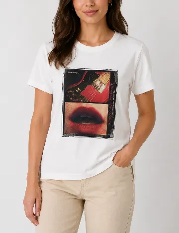 Tricou Pepe Jeans, alb