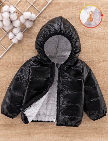 Geaca Shein Kids, negru