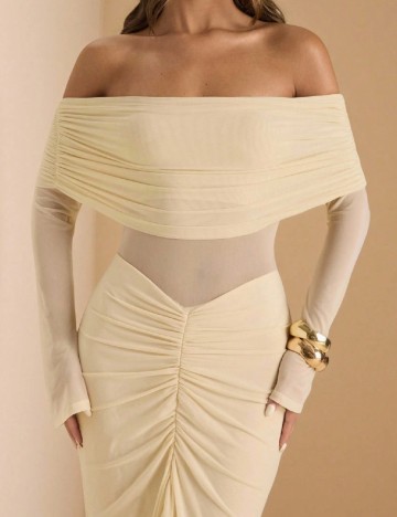 Rochie lunga SHEIN, gri deschis