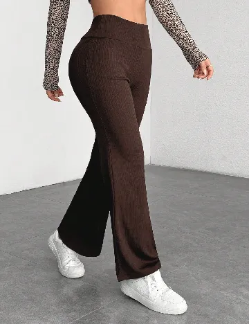 Pantaloni SHEIN, maro