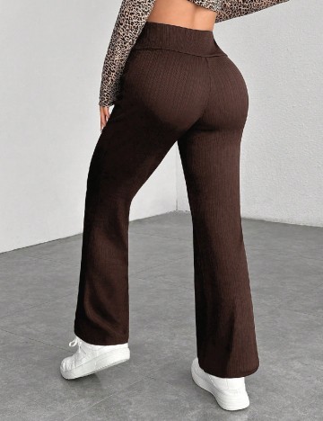 Pantaloni SHEIN, maro