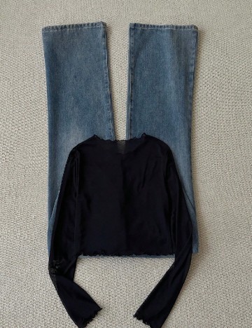 Top SHEIN, negru