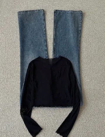 Top SHEIN, negru