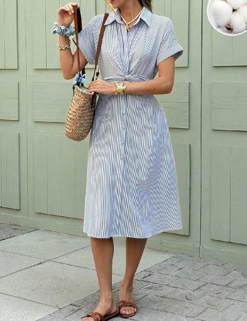 Rochie medie SHEIN, albastru