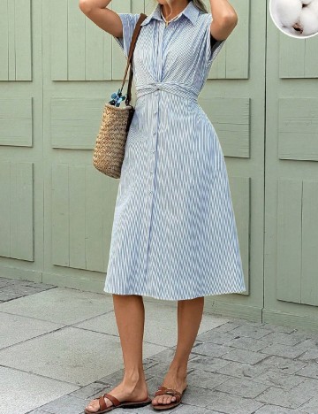 Rochie medie SHEIN, albastru