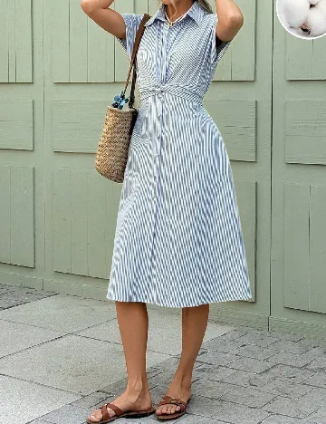Rochie medie SHEIN, albastru