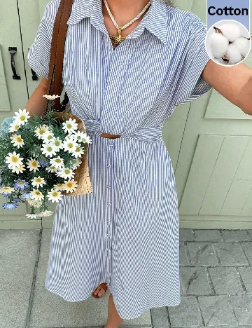 Rochie medie SHEIN, albastru