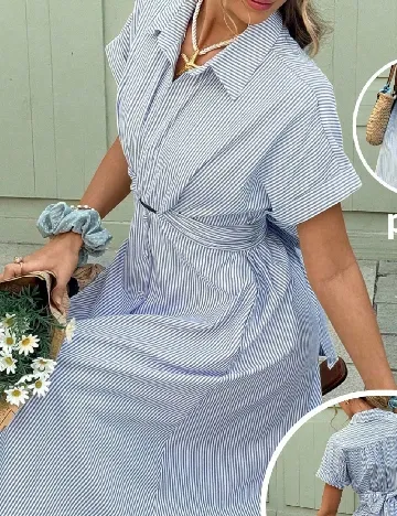 Rochie medie SHEIN, albastru