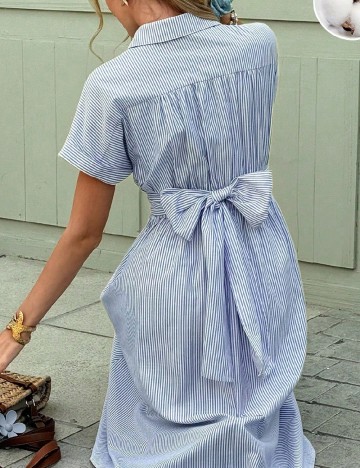 Rochie medie SHEIN, albastru