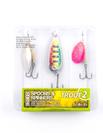 Momeala pentru spinning 3 bucati Max Ranger, mix culori