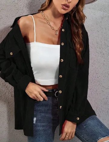 Jacheta Oversize SHEIN, negru
