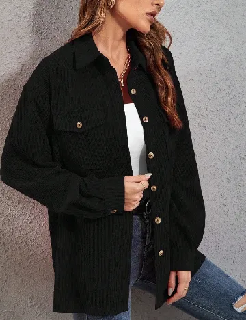 Jacheta Oversize SHEIN, negru