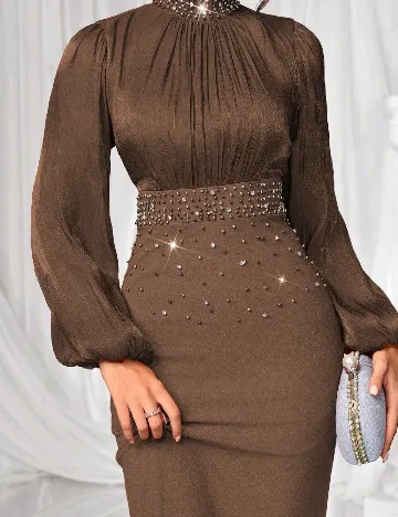Rochie lunga SHEIN, maro