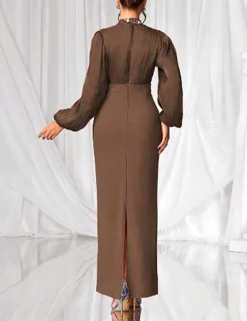 Rochie lunga SHEIN, maro