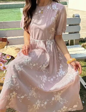Rochie medie SHEIN, roz