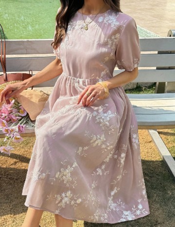 Rochie medie SHEIN, roz