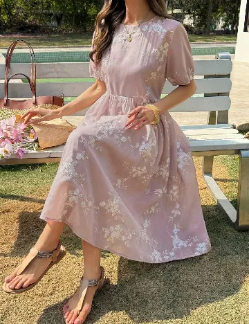Rochie medie SHEIN, roz