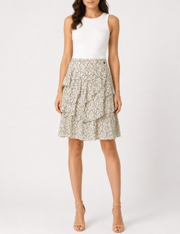 Fusta Pepe Jeans, bej