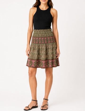Fusta Pepe Jeans, mix culori