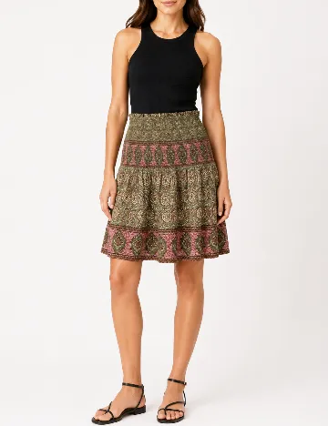 Fusta Pepe Jeans, mix culori