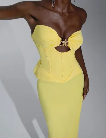 Rochie medie SHEIN, galben