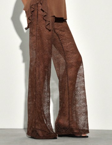 Pantaloni KSTM, maro