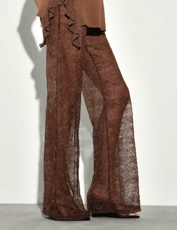 Pantaloni KSTM, maro