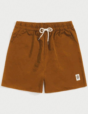 Pantaloni scurti Romwe, maro