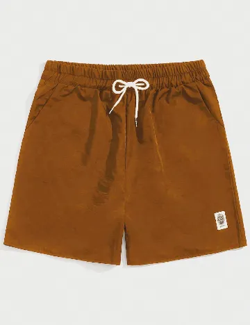 Pantaloni scurti Romwe, maro