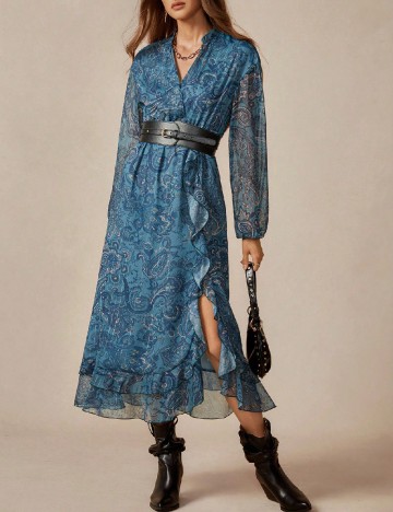 Rochie lunga SHEIN, albastru