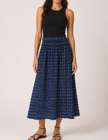 Fusta Pepe Jeans, albastru
