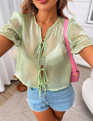 Bluza SHEIN, verde