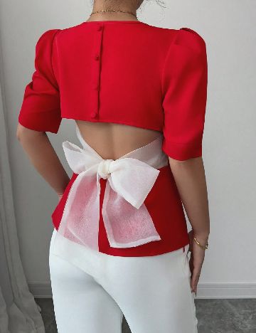 Bluza SHEIN, rosu