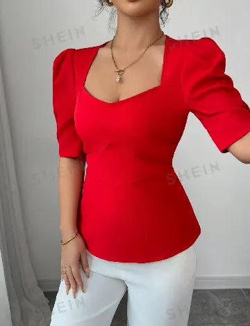 Bluza SHEIN, rosu