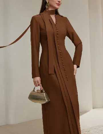 Rochie lunga SHEIN, maro