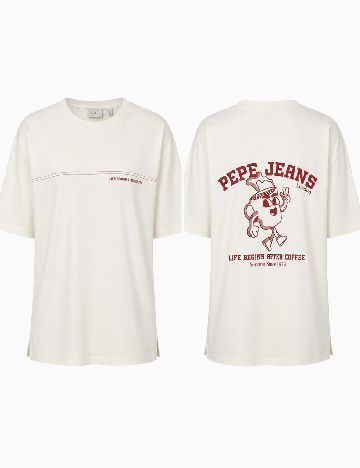 Tricou Pepe Jeans, alb