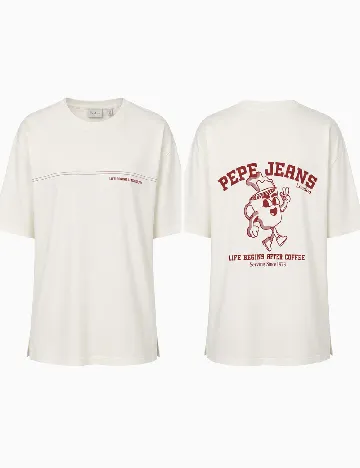 Tricou Pepe Jeans, alb