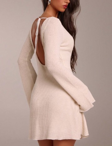 Rochie scurta Forever 21, ecru