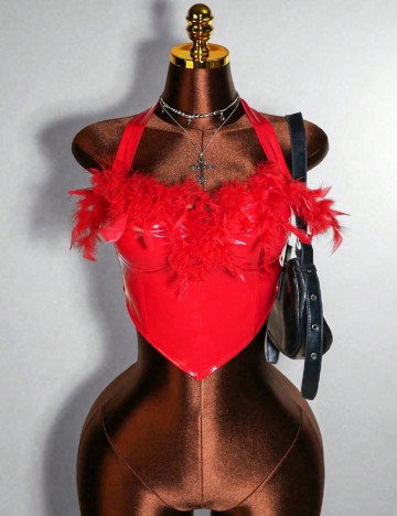 Top SHEIN, rosu