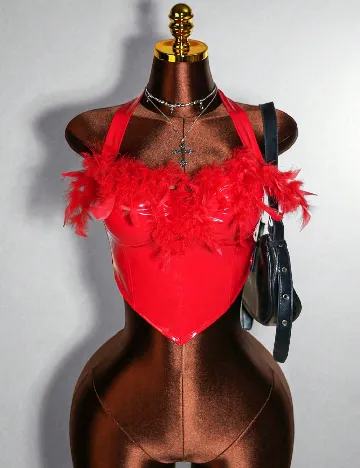 Top SHEIN, rosu