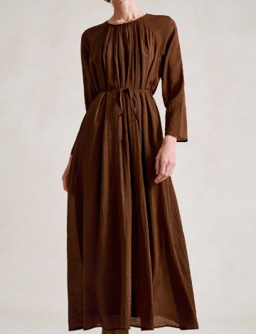 Rochie lunga SHEIN, maro