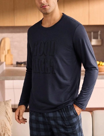 Bluza de pijama SHEIN, bleumarin