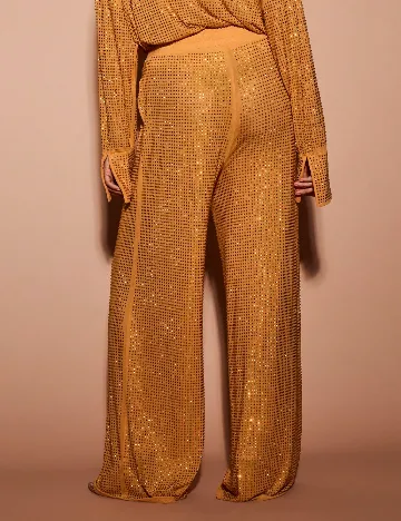 Pantaloni KIZN, mustar