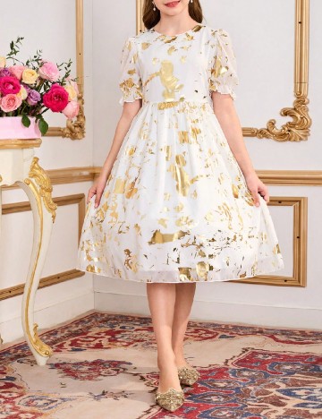 Rochie Shein Kids, alb