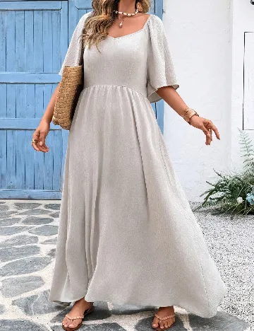 Rochie lunga SHEIN CURVE, gri