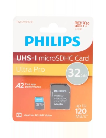 Card de memorie 32 GB PHILIPS, negru