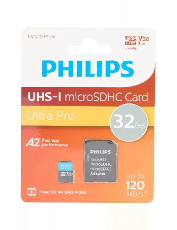 Card de memorie 32 GB PHILIPS, negru