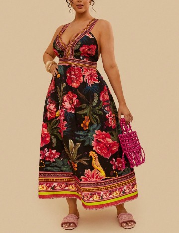 Rochie medie SHEIN CURVE, mix culori