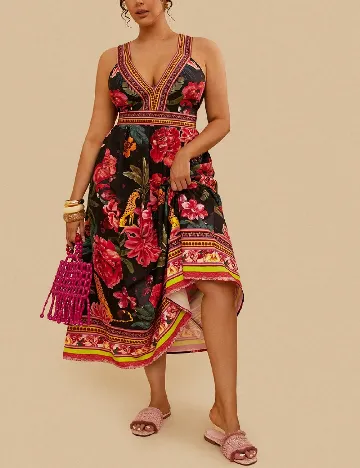 Rochie medie SHEIN CURVE, mix culori